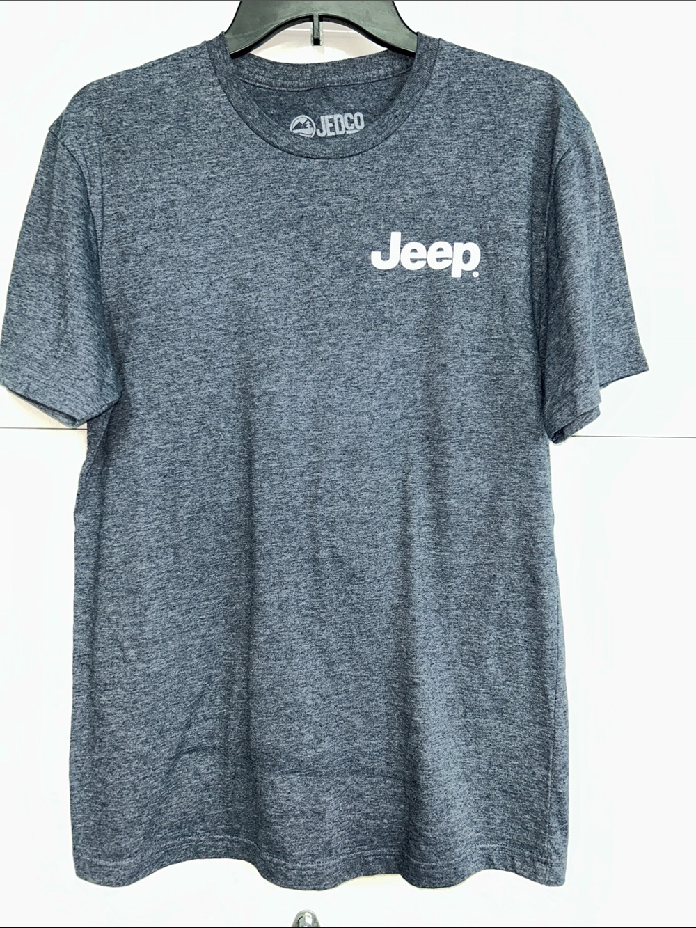 Jeep Heather Navy Logo Short Sleeve Tee